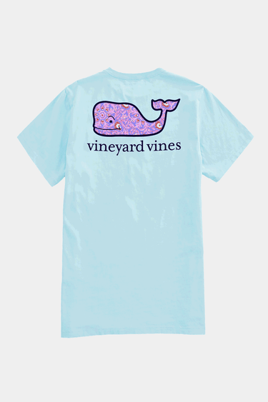 Vineyard Vines - Daisy Whale Outline Short-Sleeve Pocket Tee